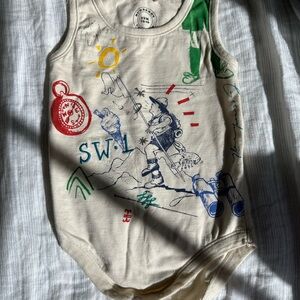 Burberry 12month sleeveless bodysuit baby